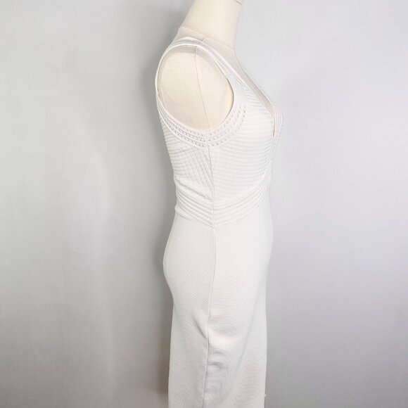 Guess - White Bondage Bodycon Dress - Picture 4 of 9